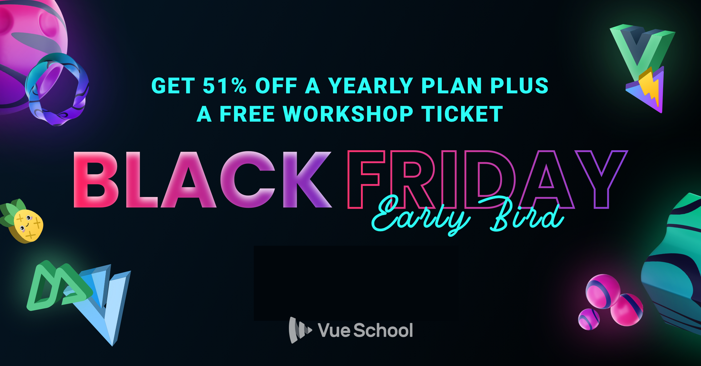 Vue School Launches Amazing Black Friday Early Bird Deals