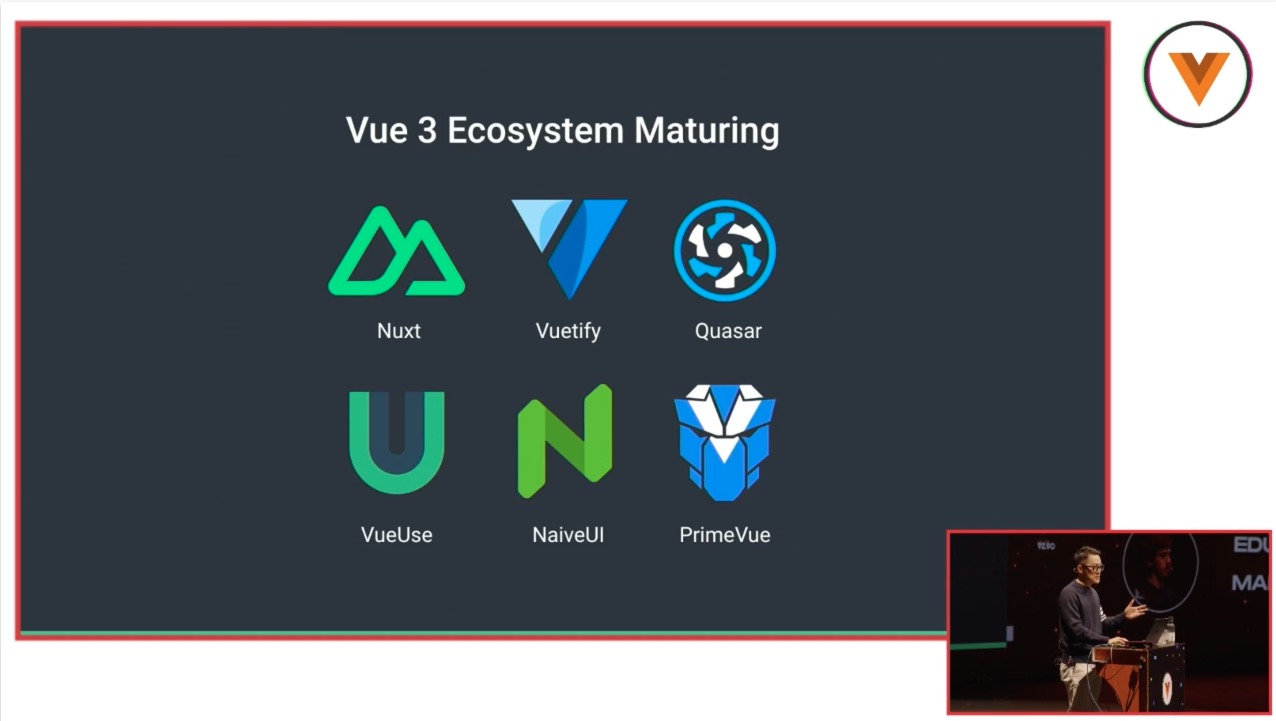 slide displaying logos of prominent tools in the ecosystem
