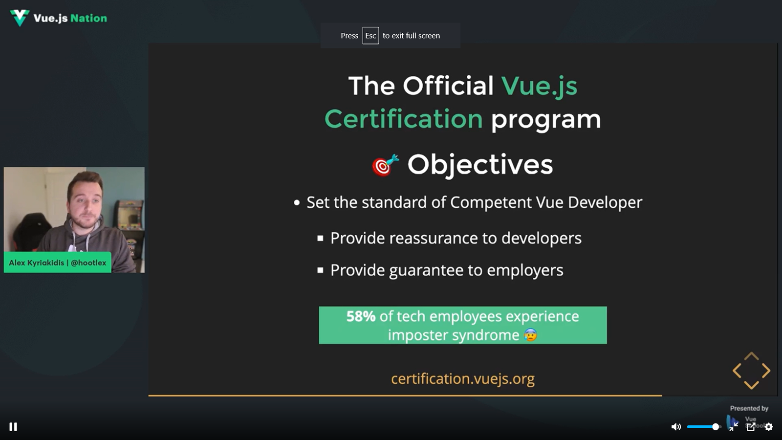 Vue.js Certification Program Objectives