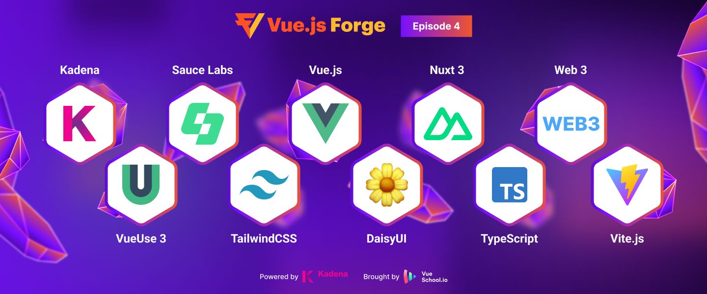 Vue 3 X Web3: Vue.js Forge Episode 4 Recap - Vue School Articles