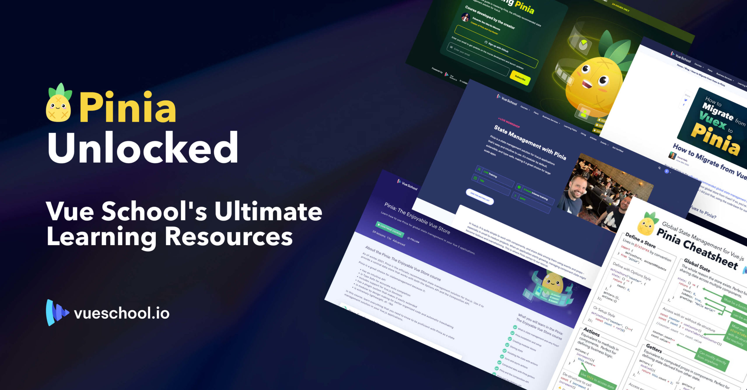 Pinia Unlocked: Vue School&#8217;s Ultimate Learning Resources